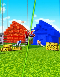 Most Secure Base Challenge - Water Base Vs Lava Base