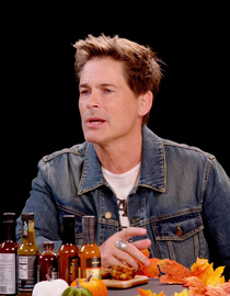 S16 E10 - Rob Lowe Ruins Thanksgiving By Eating Spicy Wings - Hot Ones