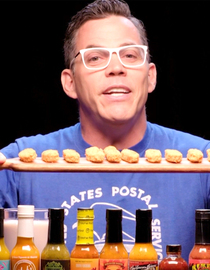 S14 E12 - Steve-O Takes It Too Far While Eating Spicy Wings - Hot Ones