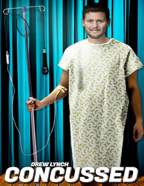 Drew Lynch: Concussed
