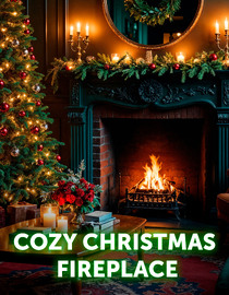 Cozy Christmas Fireplace