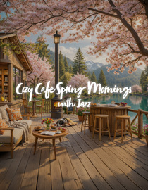 Cozy Cafe Ambience on a Spring Morning with Soft Jazz Music