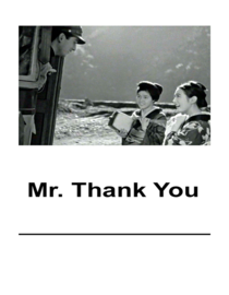 Mr. Thank You