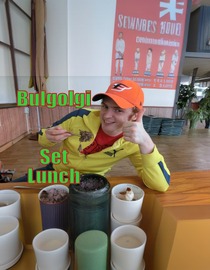 Bulgolgi (Korean Marinated Beef Strips) Set Lunch in Anseong, Korea